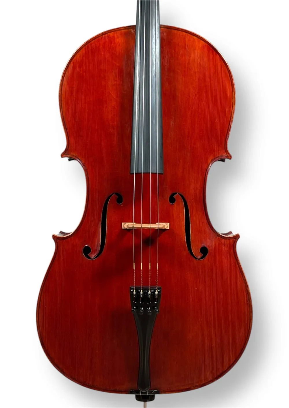 Simon Joseph 4/4 Meister-Cello nach Guadagnini „von Kohner“ 1743, gebaut 2023 – Deckeansicht