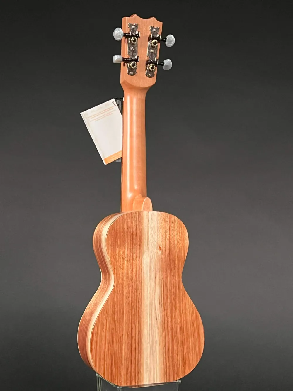 Back-Detailansicht einer APC SS103 Sopran Ukulele Modell Portuguese, Handarbeit aus Portugal