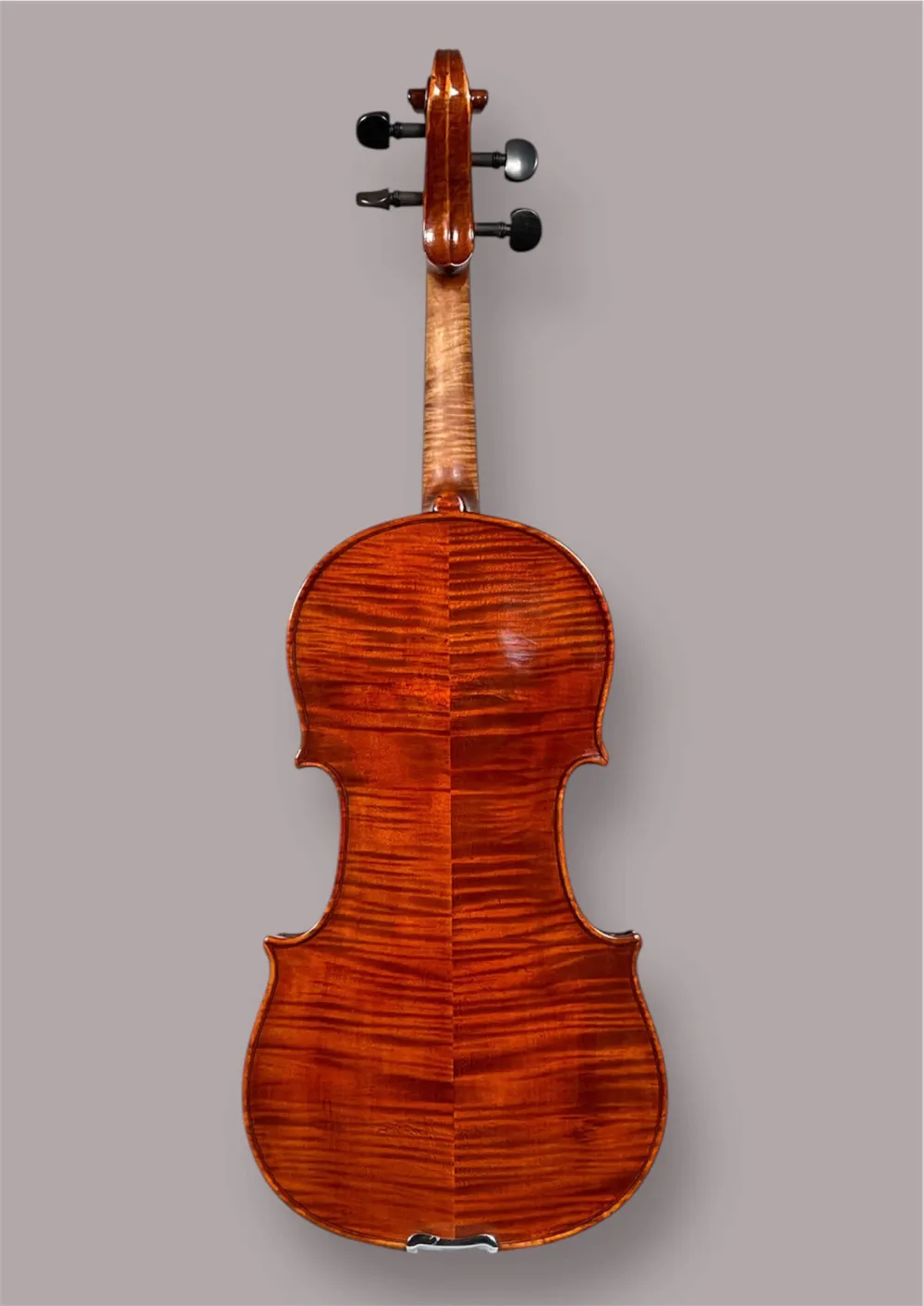 Restaurierte 4/4 Violine ca. 1900 mit Evah Pirazzi Saiten und Ebenholz-Setup - Rueckansicht