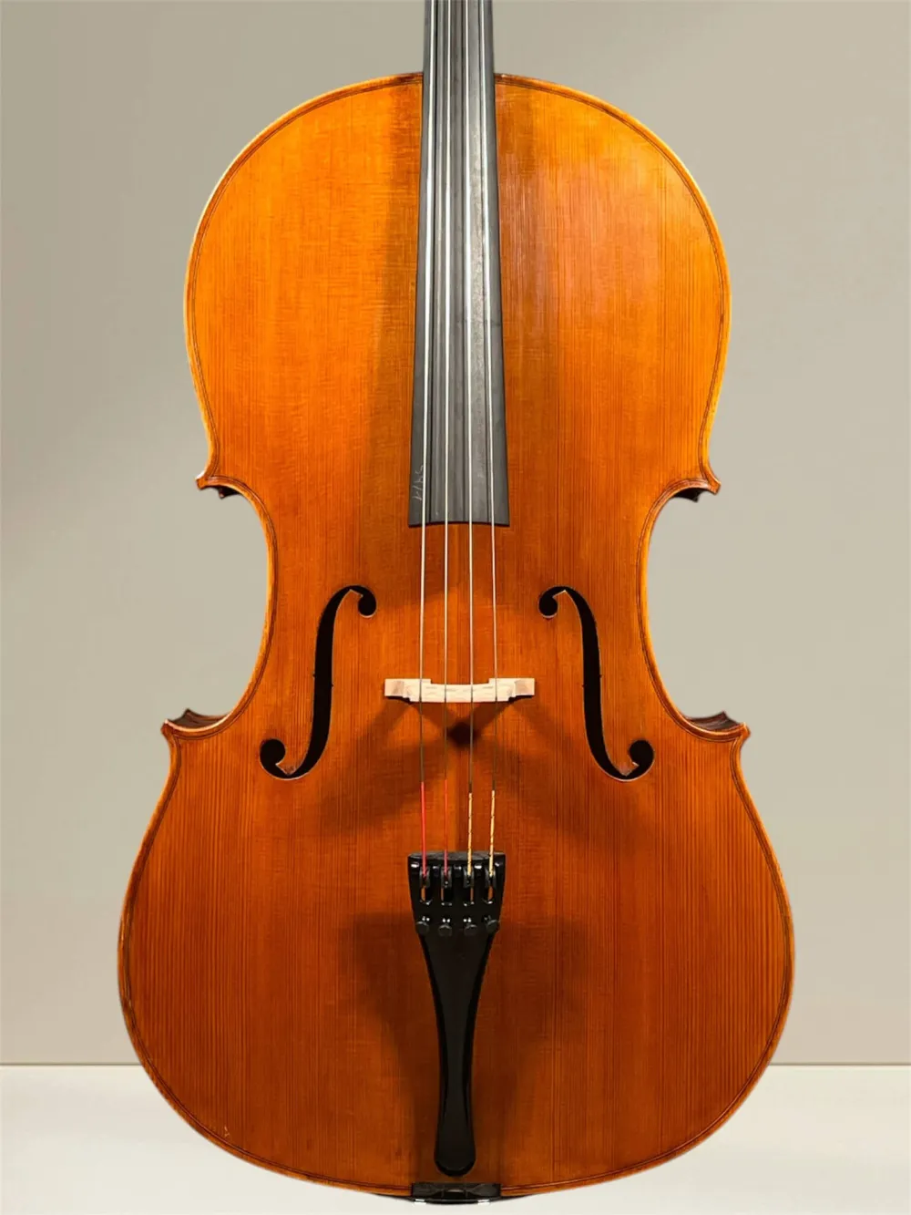 Vultur Calin 4/4 Cello nach Montagnana Sleeping Beauty Modell Baujahr 2018 - Deckeansicht