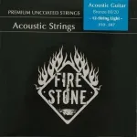 Fire&Stone 12-String Akustik Gitarre 80/20 Bronze Saiten SATZ