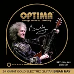 OPTIMA 24K GOLD BRIAN MAY .009-.042 E-Gitarren Saiten SATZ