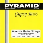 PYRAMID Akustik Gitarre Saiten SATZ Gypsy Jazz Django Style .010-.045