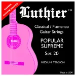 LUTHIER Popular Supreme Gitarrensaiten – Medium Tension