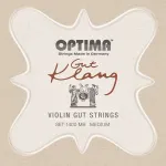OPTIMA Original GutKlang 4/4 Violin Saiten SATZ – mit Goldbrokat E-Saite