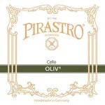 Pirastro OLIV 4/4 Cello Saiten Satz – Handgefertigte Darmsaiten in mittlerer Stärke