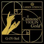 Larsen IL CANNONE GOLD Violin G-Saite – 4/4 Soloist Gold-Umwicklung