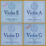 Larsen Original 4/4 Geige (Violine) Saiten SATZ, E-Kugel, in 2 Stärken
