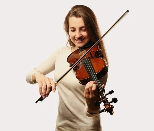 Streichinstrumente (Geige, Cello und Kontrabass) mieten